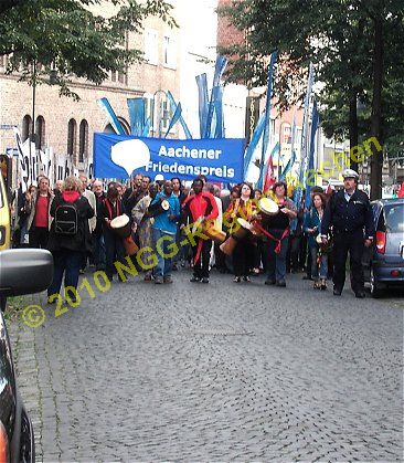 Aachener Friedenspreis 1.9.2011 - © NGG AC 2011 - Abdruck mit freundlicher Genehmigung der NGG-Region Aachen