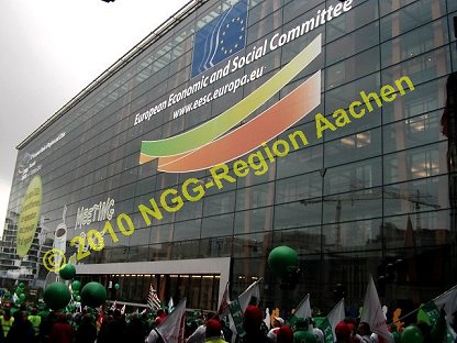 Eurodemonstration Brüssel 29.09.2010 - © NGG AC 2010 - Abdruck mit freundlicher Genehmigung der NGG-Region Aachen